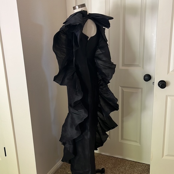 Loris Azzaro black gown rare from Paris - Picture 4 of 8